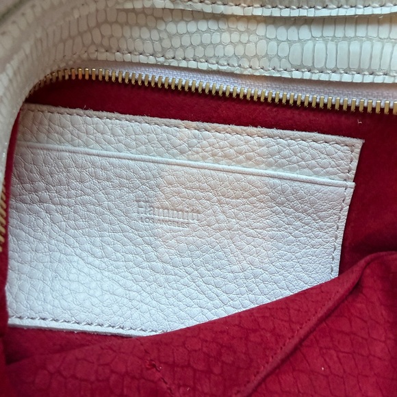 White Textured Women's Bag - Picture 5 of 6